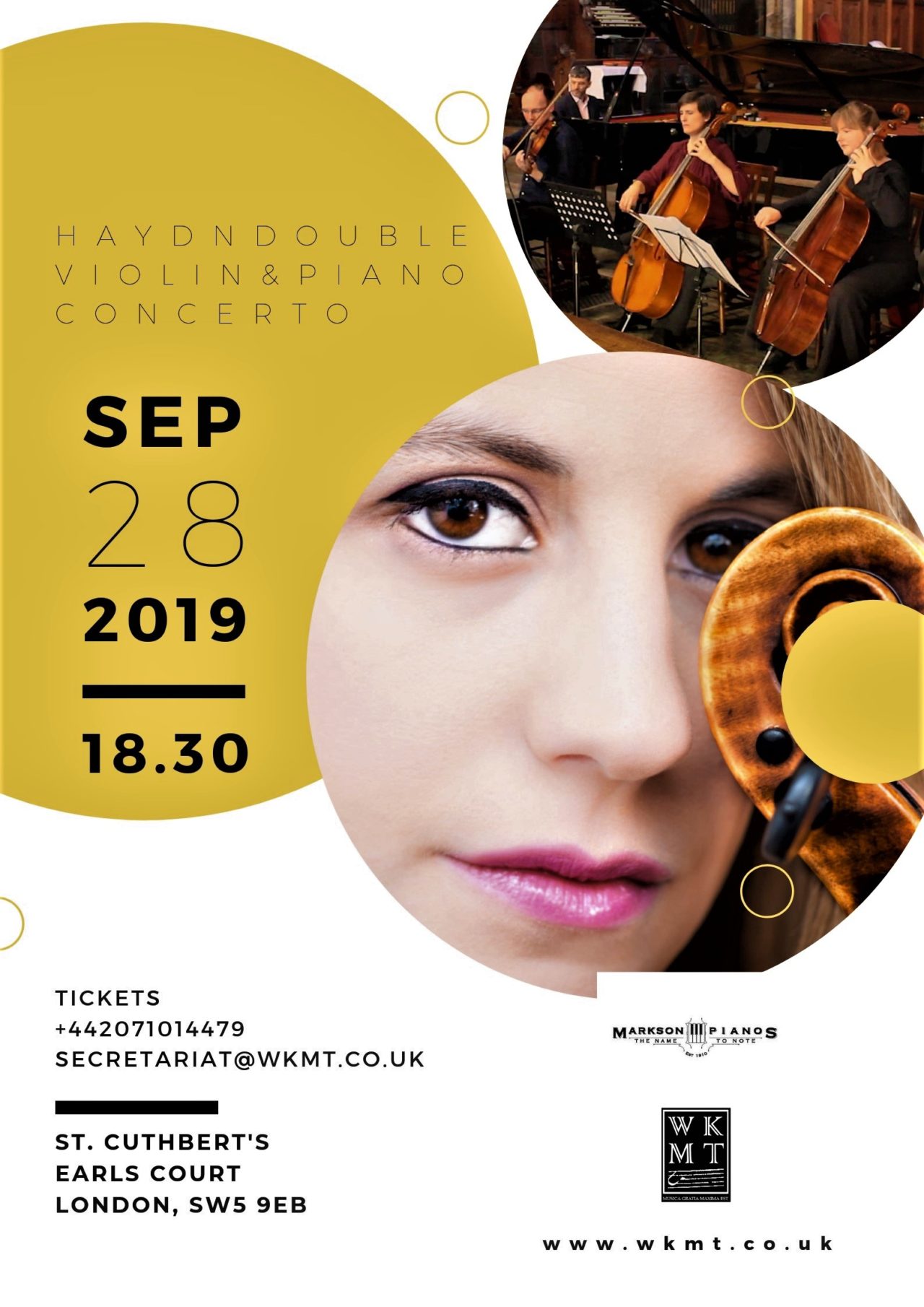 Juan Rezzuto plays Haydn piano concerto Hob XVIII:6 in London