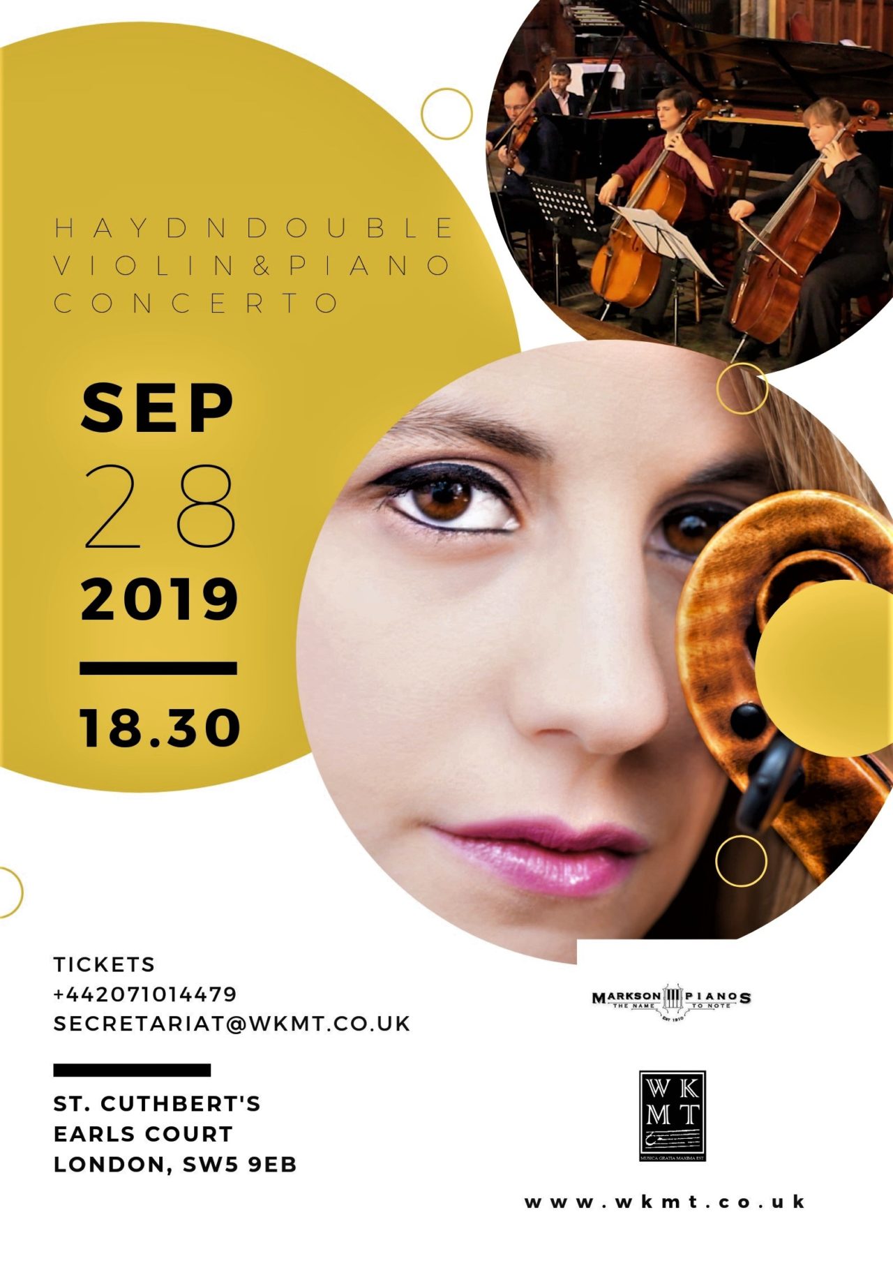 Juan Rezzuto plays Haydn piano concerto Hob XVIII:6 in London