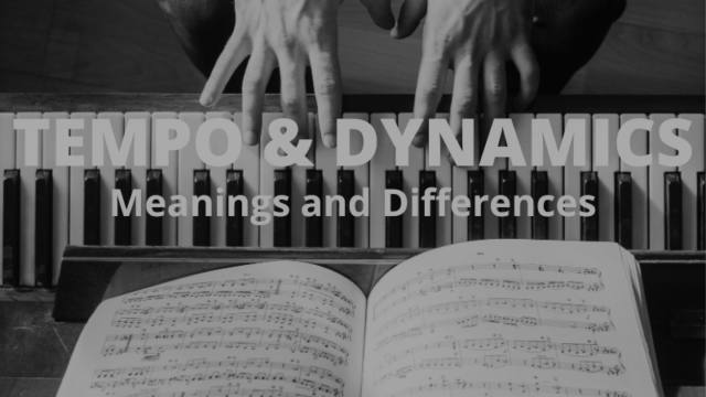 Tempo and Dynamic Markings: A useful guide for piano tutors