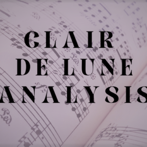 The shape of Debussy's Clair de Lune